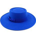 Sombrero Raised Top Fedora Hat 2023 New European and American Fedora Hat Jazz