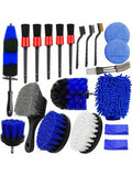 20PCS Car Detailing Brush Kit Wheel, Tire & Drill Cleaning Brush Set