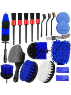 20PCS Car Detailing Brush Kit Wheel, Tire & Drill Cleaning Brush Set