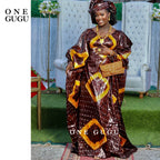 Perfumed First Quality African Dashiki Basin Dress Unique Cuff Design Nigerian Print Bazin RicheWedding Party Boubou Robe