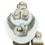 Fashion Dubai Gold-Plated Jewelry Set Simple Style African Necklace All Copper