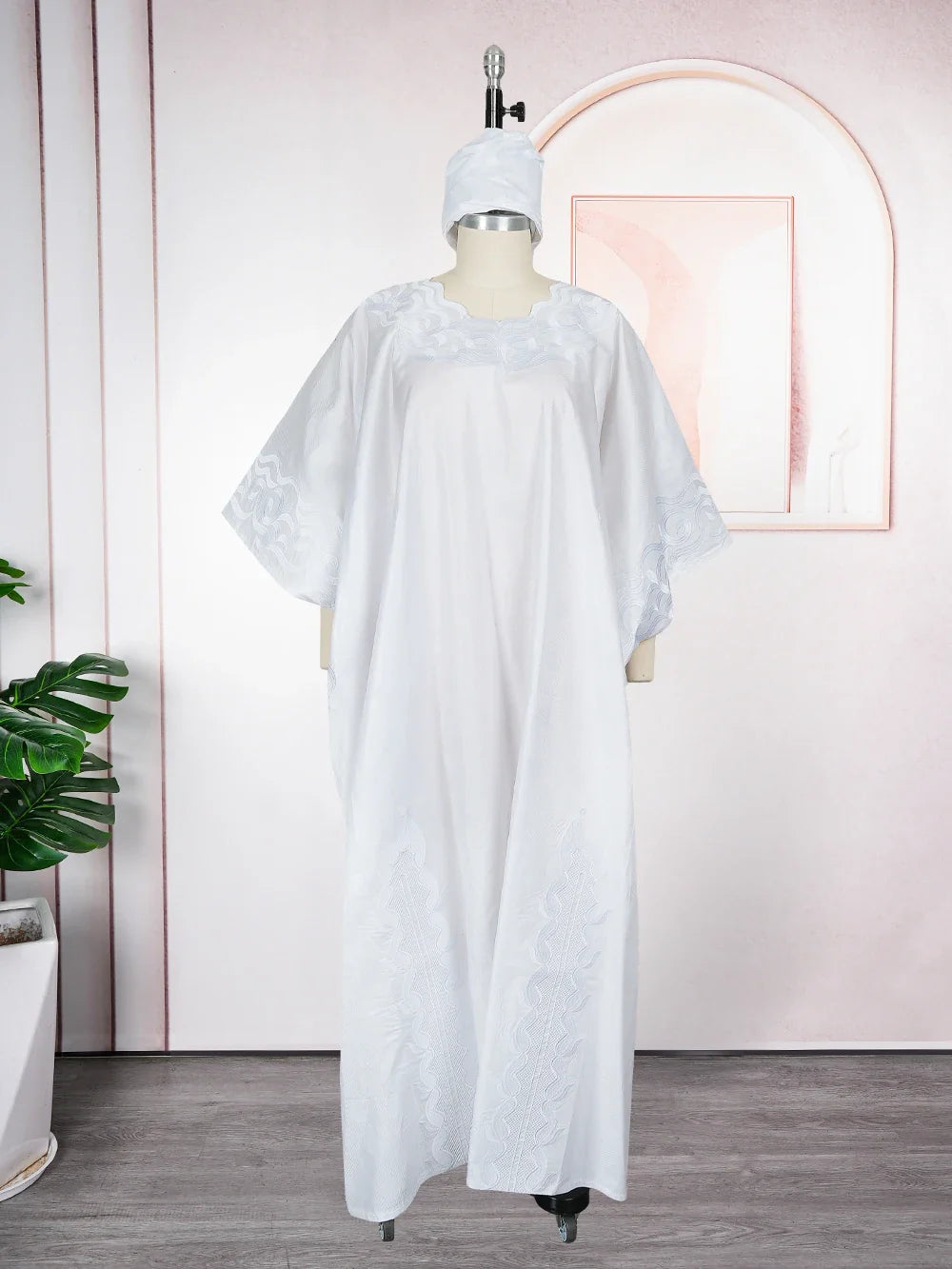 African Dresses for Women Dashiki Traditional Bazin Gown Ankara Embroidery Boubou Robe Nigeria Wedding Evening Party Dress