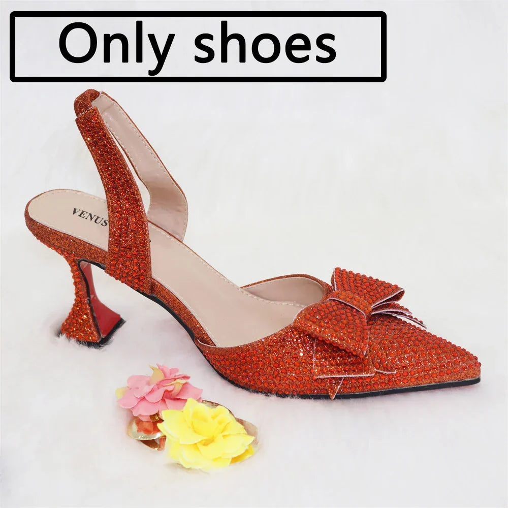 Women's Italian Shoes and Bag Set