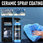 Nano Glass Cleaner Spray 120ml Hydrophobic Car Coating & Anti-Scratch Polish
