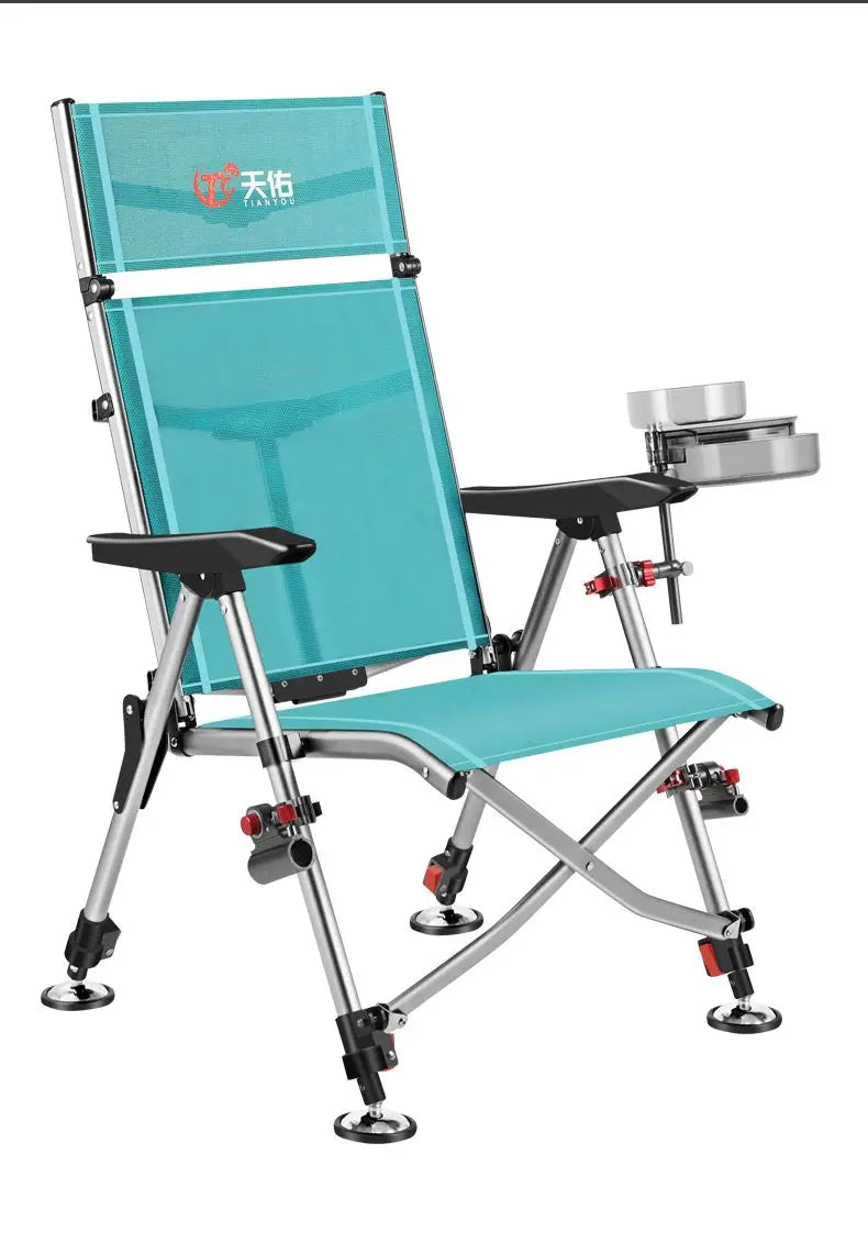 Aluminum Alloy European 낚시의자 Fishing Chair Foldable 캠핑의자 Thickened 낚시좌대 Portable 민물낚시의자 camping chair кресло для рыбалки