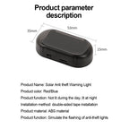 Solar Car Security Light LED Flashing Anti-Theft Warning Light (Dummy Alarm)