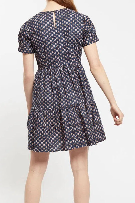 Louche Saara Jaipur Print Tiered Mini Dress