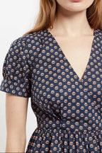 Louche Saara Jaipur Print Tiered Mini Dress