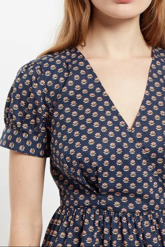 Louche Saara Jaipur Print Tiered Mini Dress