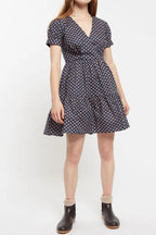 Louche Saara Jaipur Print Tiered Mini Dress