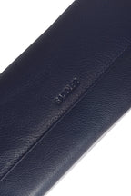 SADDLER CLAIRE Long Leather Trifold Purse - 18 Card Slots, Dual Zip Pockets, and Note Sections - RFID Protected