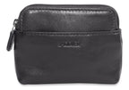 Compact Leather Zip-Top Purse "Pia" – Handmade by Saddler | RFID Protected & Gift Boxed | Multi-Functional Card, Coin & Key Holder