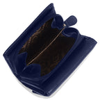SADDLER CARLA Handmade Leather Compact Trifold Purse – RFID Protected | 5 Card Slots, ID Window & Zipped Coin Pocket | Gift Boxed