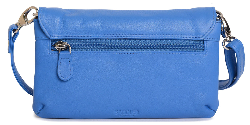 SADDLER Audrey Compact Leather Crossbody Bag & Clutch – Versatile & Stylish - Gift Boxed