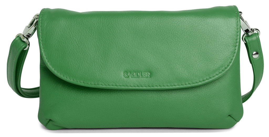 SADDLER Audrey Compact Leather Crossbody Bag & Clutch – Versatile & Stylish - Gift Boxed