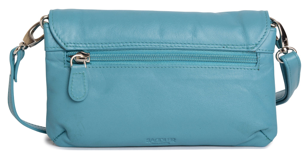 SADDLER Audrey Compact Leather Crossbody Bag & Clutch – Versatile & Stylish - Gift Boxed