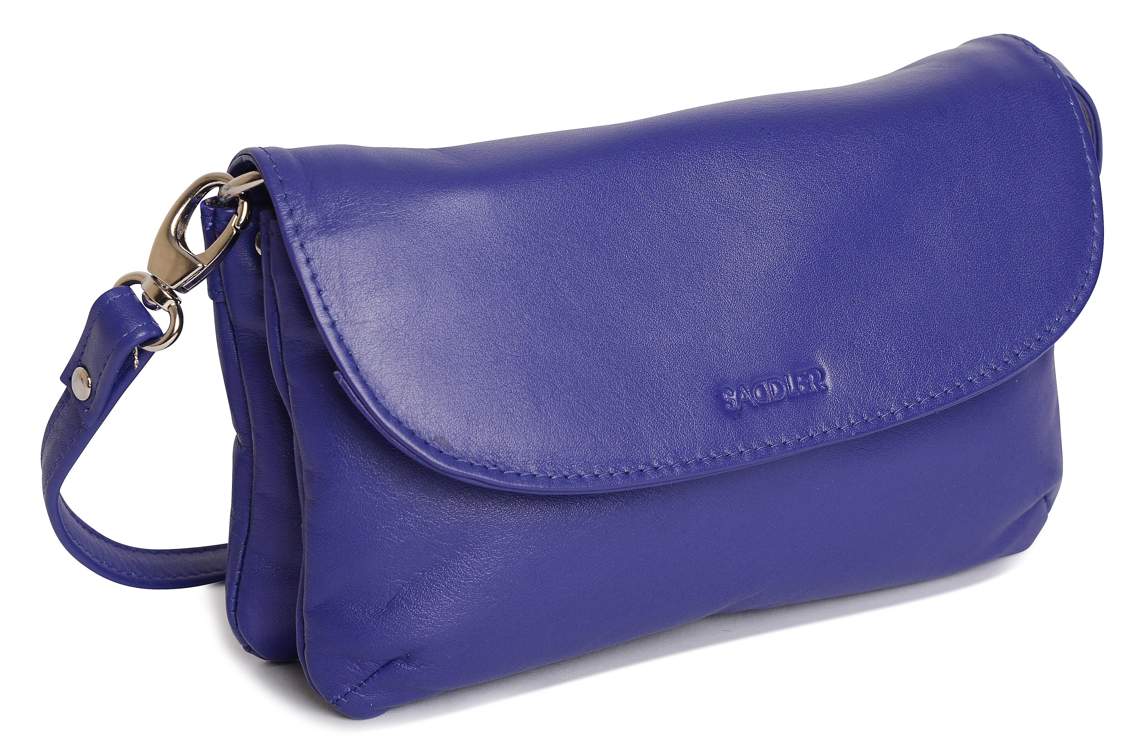 SADDLER Audrey Compact Leather Crossbody Bag & Clutch – Versatile & Stylish - Gift Boxed
