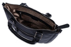 SADDLER "Chloe" Real Leather Twin-Handle Handbag with Crossbody Strap - Handmade, with Keepsake Pouch