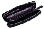 SADDLER "Beatrice" RFID Long Zipper Real Leather Purse (Gift Boxed)