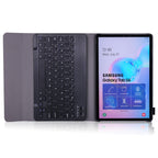 A860 For Samsung Galaxy Tab S6 10.5 inch T860 / T865 Detachable Bluetooth Keyboard Tablet Case with Pen Holder Elastic Strap(Black)