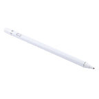 Universal Rechargeable Stylus Pen with 2.3mm Metal Nib for iPhone, iPad, Samsung & Tablets (White)