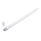 Universal Rechargeable Stylus Pen with 2.3mm Metal Nib for iPhone, iPad, Samsung & Tablets (White)