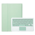 For iPad 11 2025 / 10th Gen 10.9 2022 A10B-A Lambskin Texture Bluetooth Touch Keyboard Leather Tablet Case with Pen Slot, A10B-A