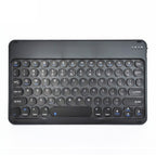 X3 10 inch Universal Tablet Round Keycap Wireless Bluetooth Keyboard, X3