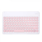 X3 10 inch Universal Tablet Round Keycap Wireless Bluetooth Keyboard, X3
