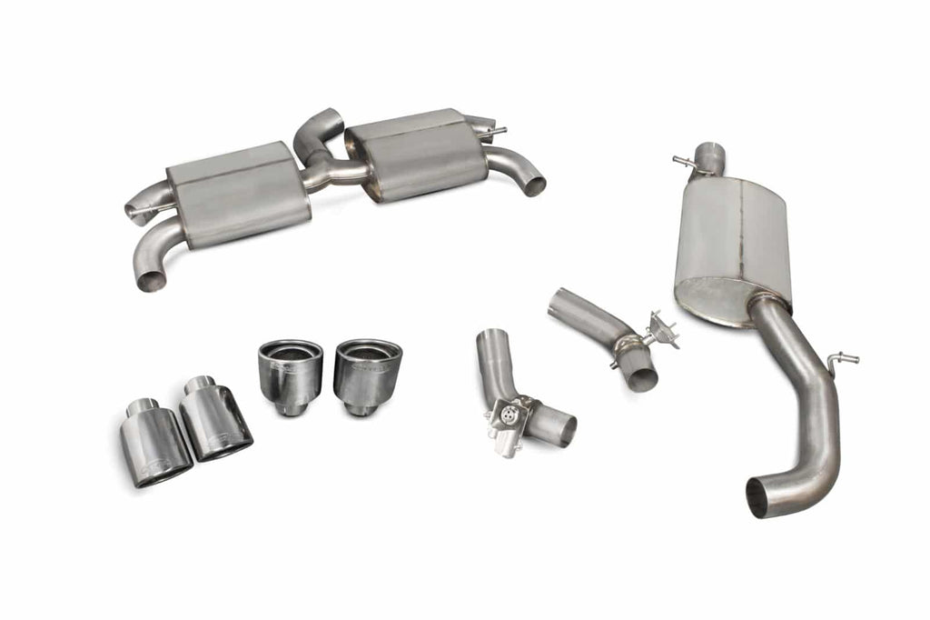 Scorpion Audi TT S MK3 (2014-16) Cat-Back Exhaust with Valves (Non-GPF Model Only)