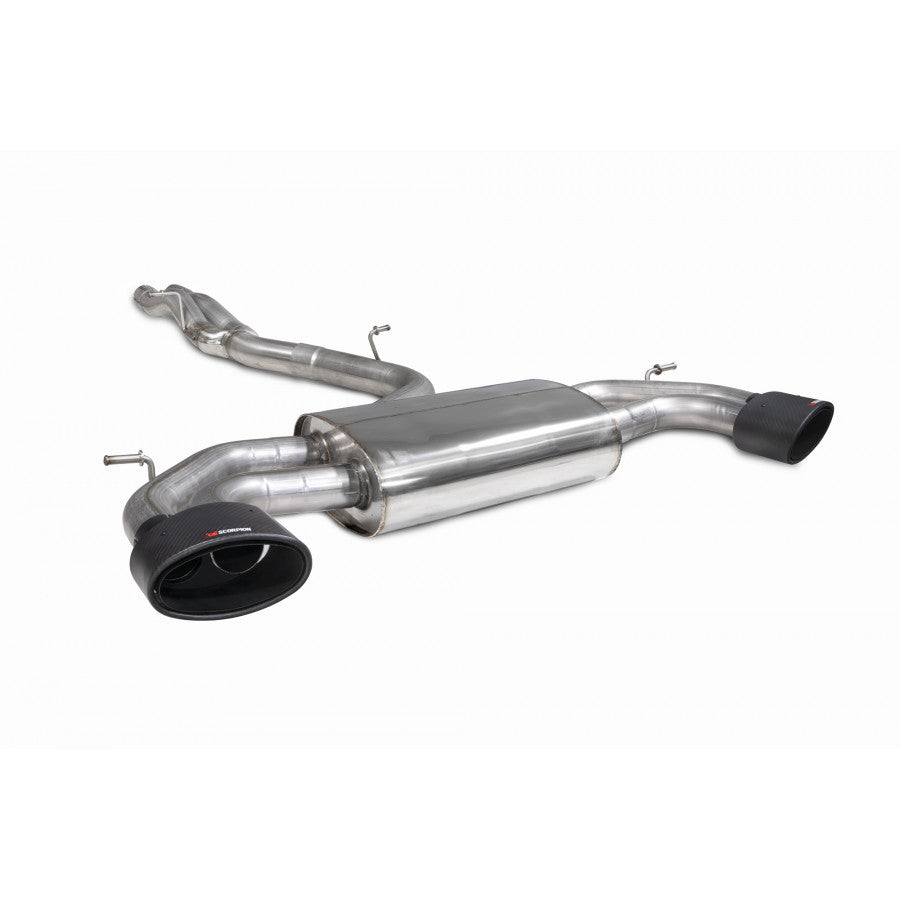 Scorpion Exhausts - Audi RS3 8V SPORTBACK Facelift (GPF and non GPF models) cat-back / gpf back system  (Multiple Options) - Carbon Tips