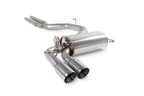 Scorpion Non-resonated secondary cat-back system Valved Polished RS3 8P 2011
