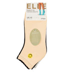 3 Pack Ladies Ribbed Anklet Socks with Frill Welt - Soft Stylish Everyday Fit