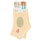 3 Pack Ladies Ribbed Anklet Socks with Frill Welt - Soft Stylish Everyday Fit