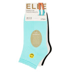 3 Pack Ladies Ribbed Anklet Socks with Frill Welt - Soft Stylish Everyday Fit
