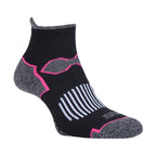 Ladies 6 Pack Arch Support Ankle Socks with Cushioning, Padded Heel & Toe