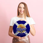 Scotland Rugby Union Flower  - Legend Collection - Circle Cushion 14"