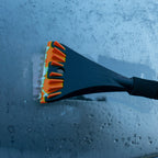 Telescopic Snow Brush + Ice Scraper Orange