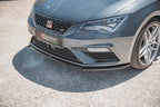 Maxton Design - FRONT SPLITTER V4 SEAT LEON CUPRA/ FR MK3 FACELIFT (2017-2020)