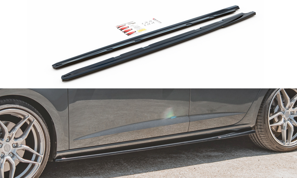 Maxton Design - SIDE SKIRTS SPLITTERS V5 SEAT LEON CUPRA/ FR MK3 FACELIFT (2017-2019)