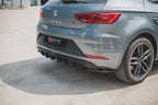 Maxton Design - REAR SIDE SPLITTERS SEAT LEON MK3 FR FACELIFT (2016-2020)