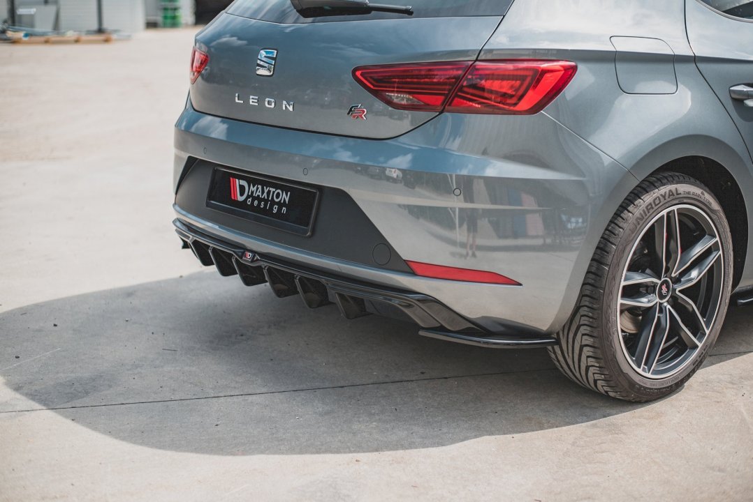 Maxton Design - REAR SIDE SPLITTERS SEAT LEON MK3 FR FACELIFT (2016-2020)