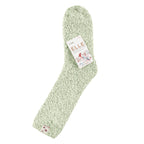 2 Pack Ladies Two Tone Cosy Bed and Home Socks - Warm Soft Relaxing Comfort