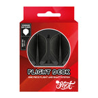 Shot Flight Deck-One Piece Dart Flight and Shaft System