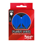 Shot Flight Deck-One Piece Dart Flight and Shaft System