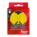 Shot Flight Deck-One Piece Dart Flight and Shaft System