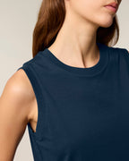 Organic High Neck Tank Top: Womens