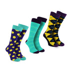 3 Pack of Novelty Dress Mens Socks