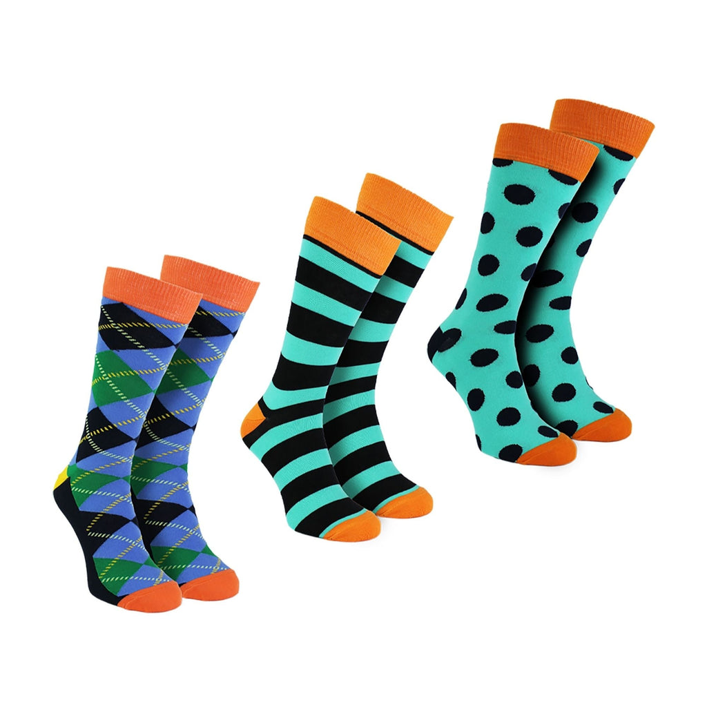 3 Pack of Novelty Dress Mens Socks