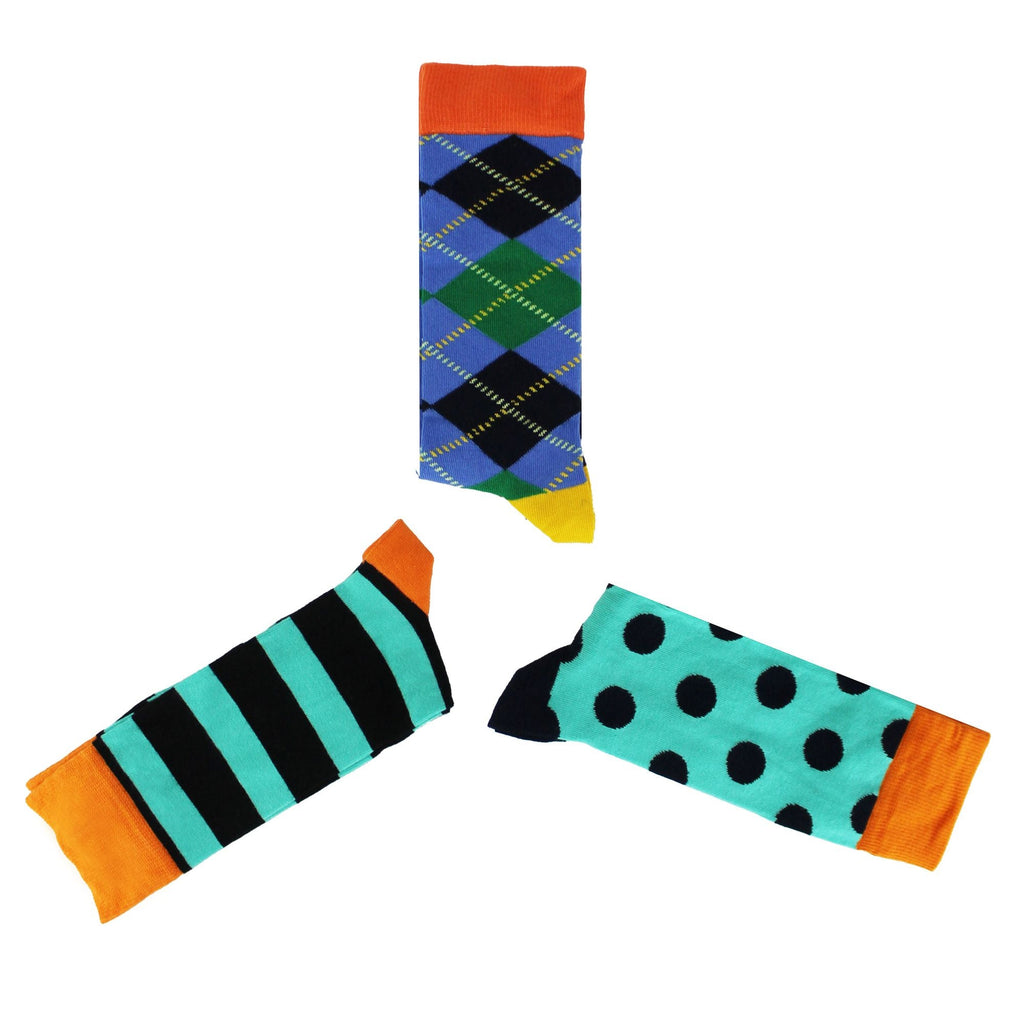 3 Pack of Novelty Dress Mens Socks